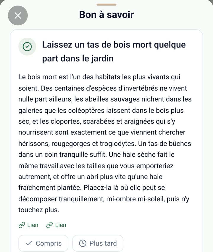 Un conseil dans Bon à savoir