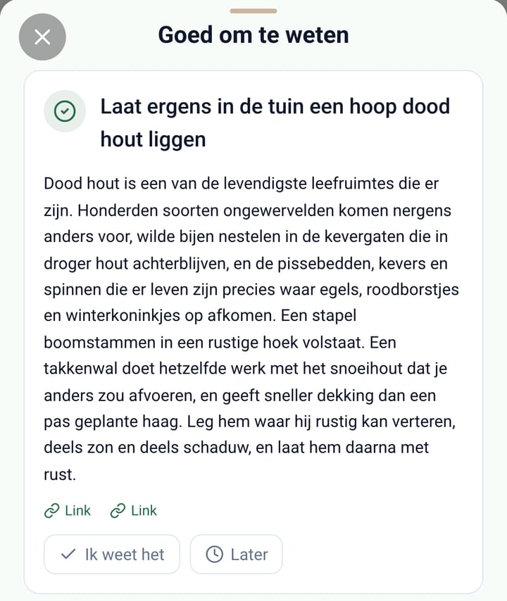 Advies onder Goed om te weten